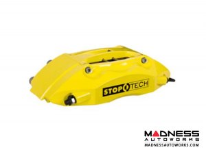MINI Cooper/ Cooper S Front Big Brake Kit by Stop Tech - ST40 Yellow Calipers/ Drilled Rotors 328mmx28mm (R52/ 56)